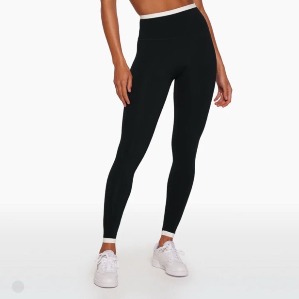 Set Active Sportbody Contrast Leggings - Black/White XS
